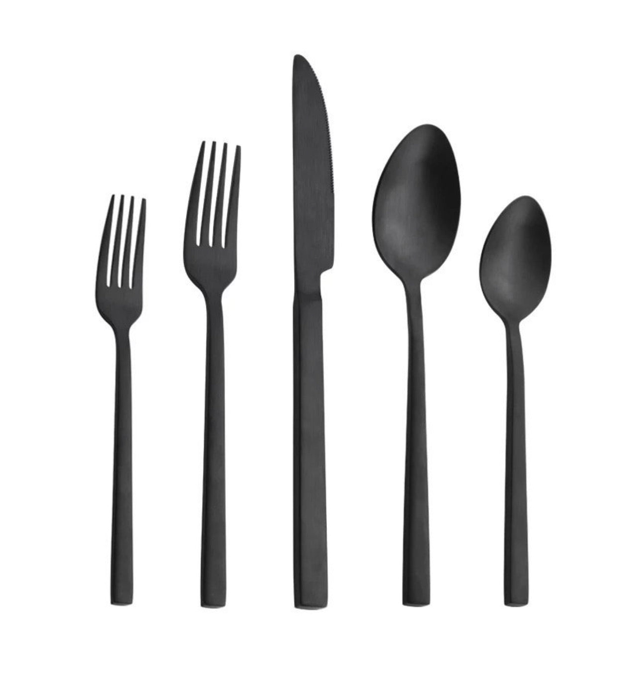 Chloe Matte Black Flatware