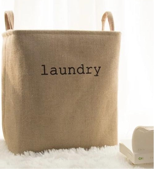 Jute Laundry Basket