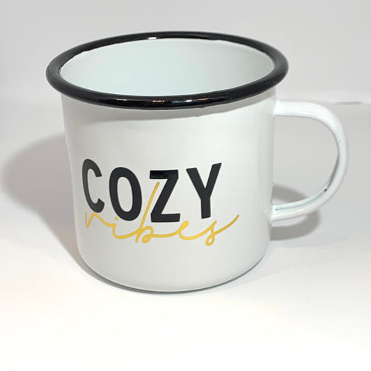 White Enamel Mug