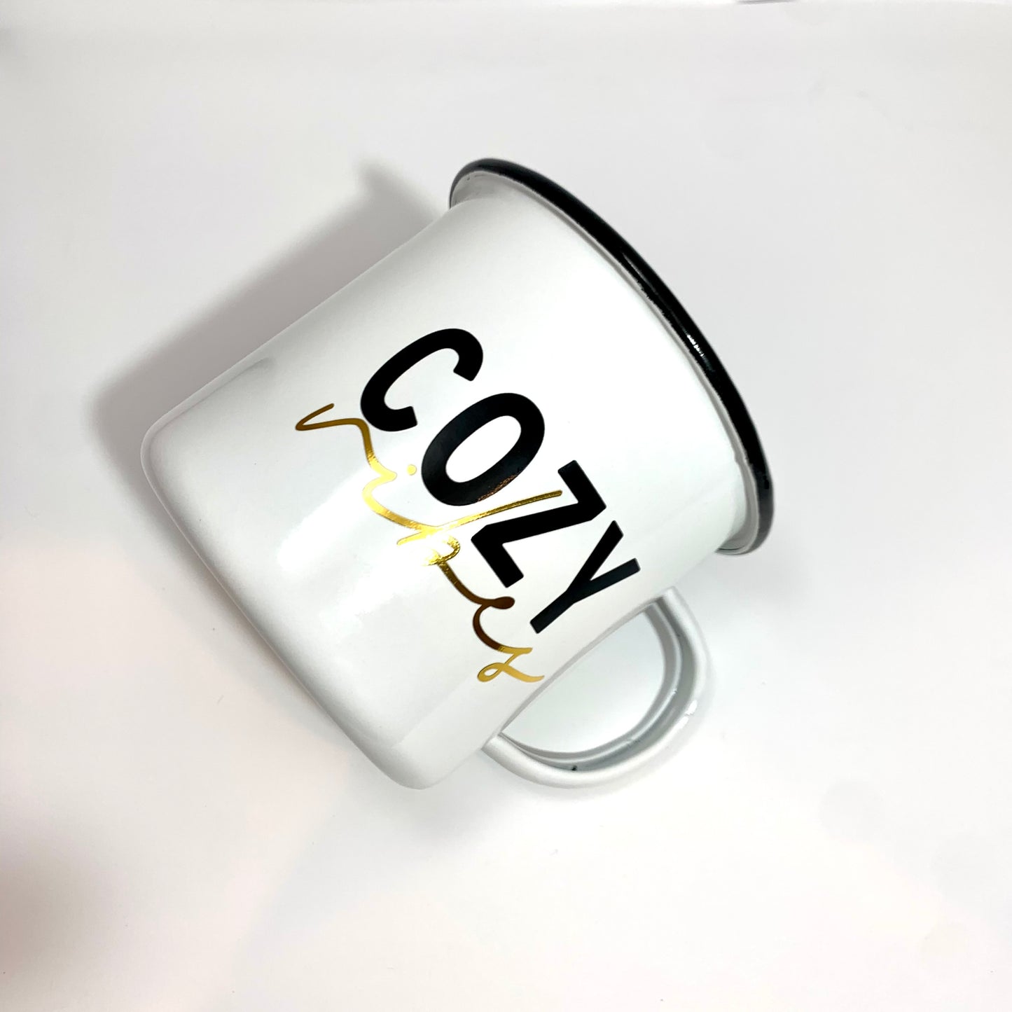 White Enamel Mug